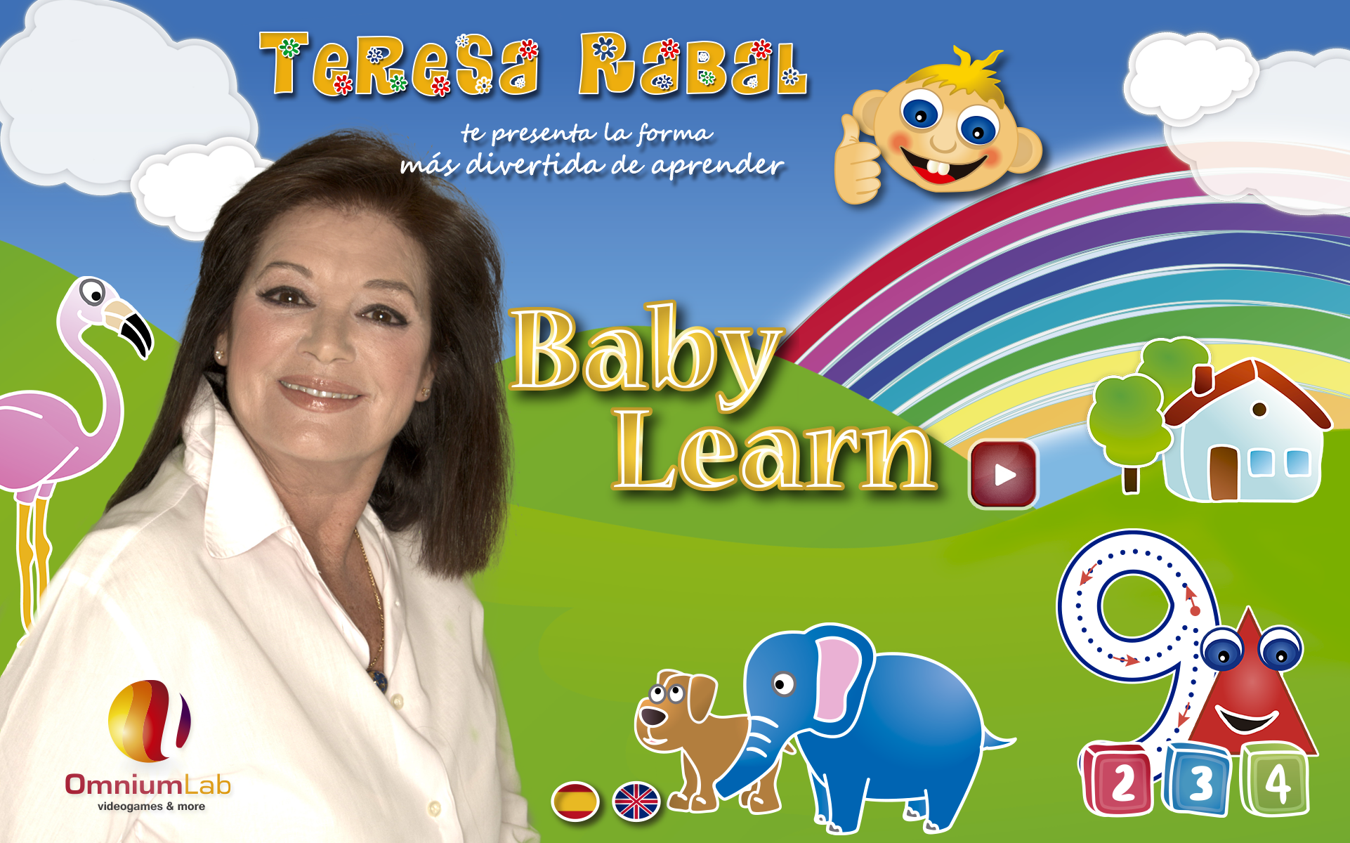 Teresa Rabal, App Baby Learn de educación infantil temprana
