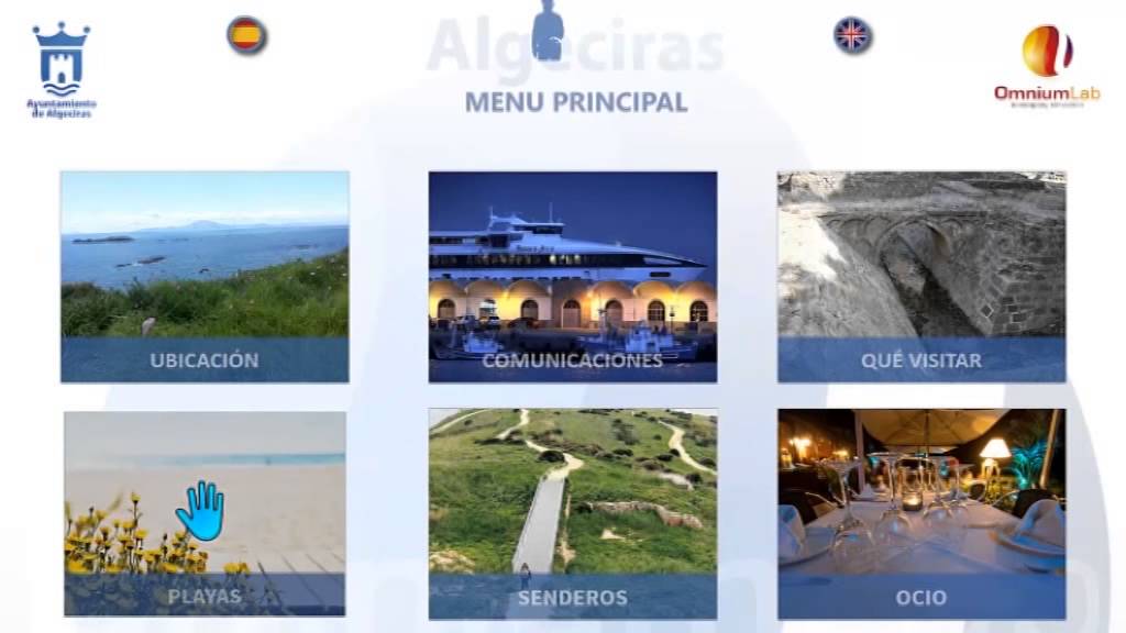 kinect-oficina-turismo-algeciras-interactivo-turista-omnium-lab-omniumlab-pantalla